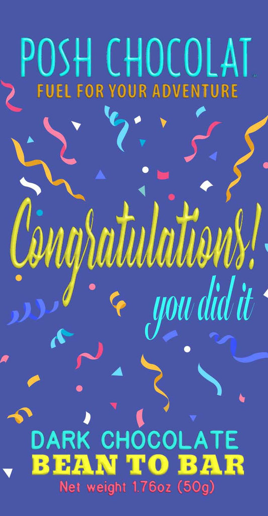 Congratulations - Dark Chocolate Bar