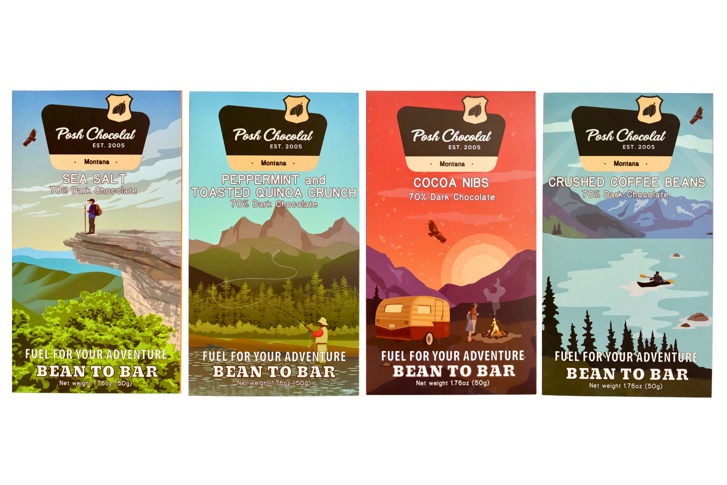 National Park ALL DARK Chocolate Bars