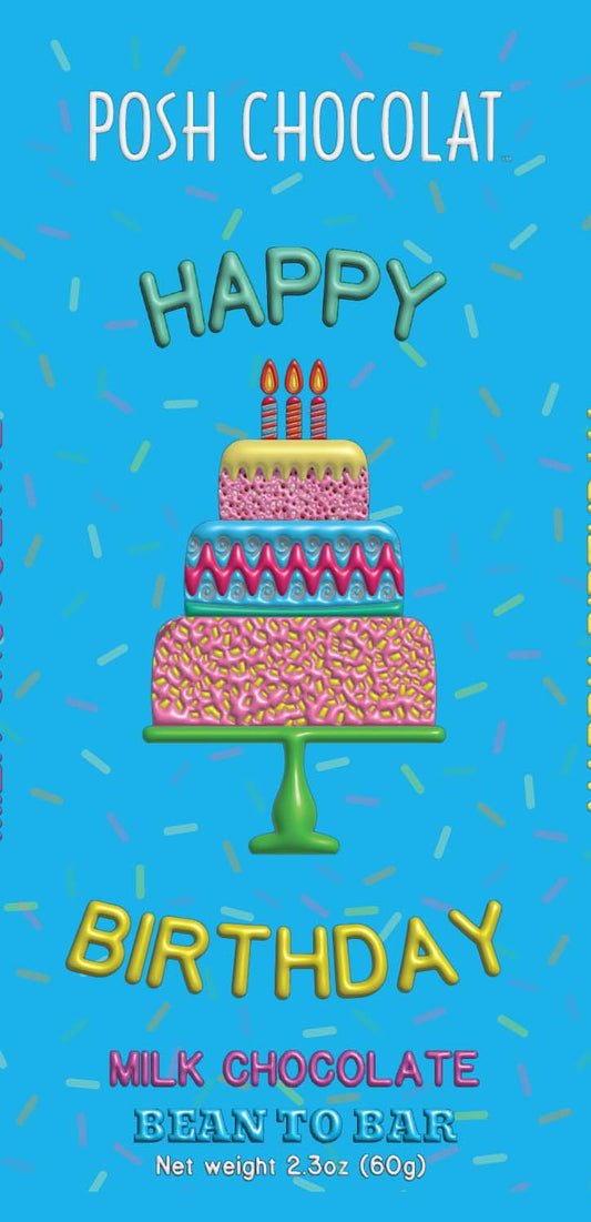 Happy Birthday - Milk Chocolate Bar