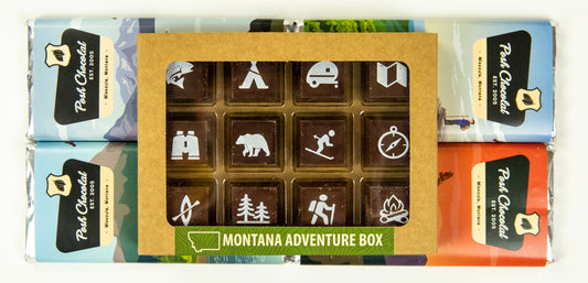 National Park ALL DARK Chocolate Bars and Montana Adventure Box