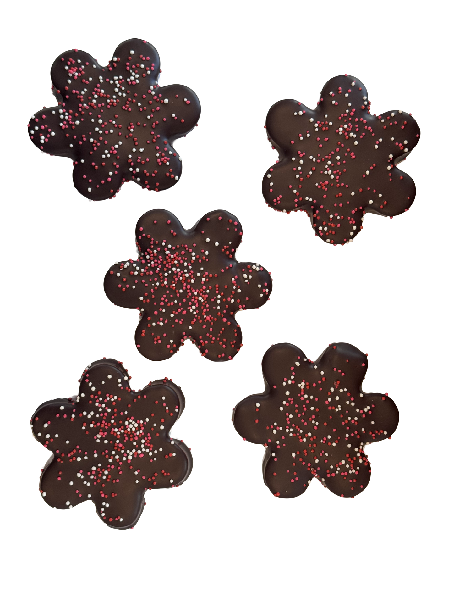 Dark Chocolate Marshmallow Flowers