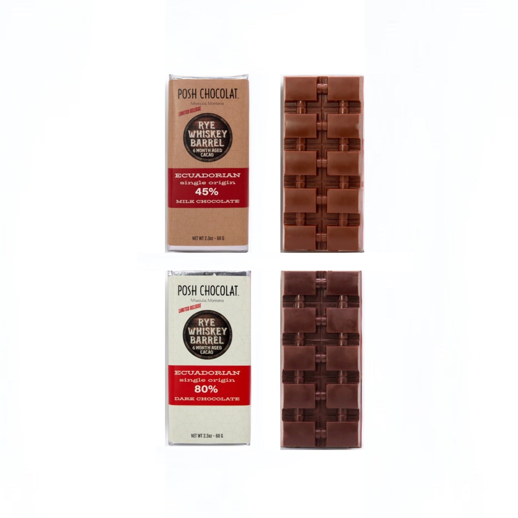6 Month Barrel Single Origin Ecuadorian Chocolate Bar Bundle